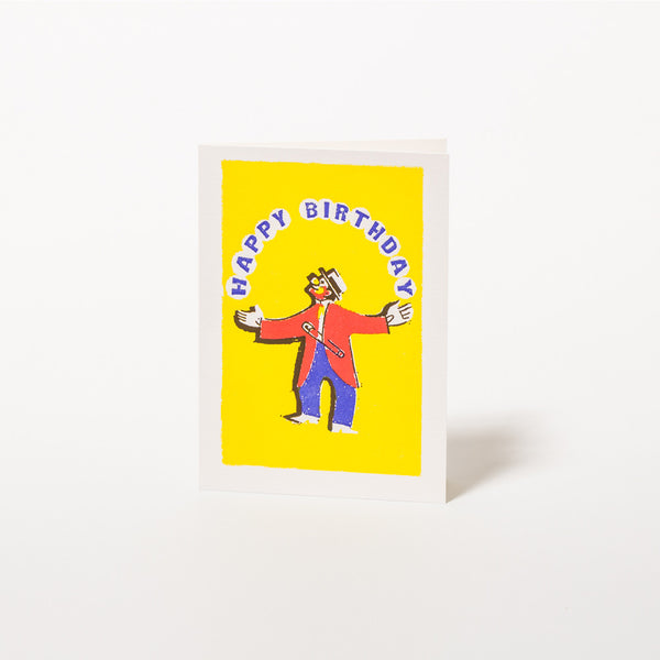 Happy Birthday Juggler Geburtstagskarte