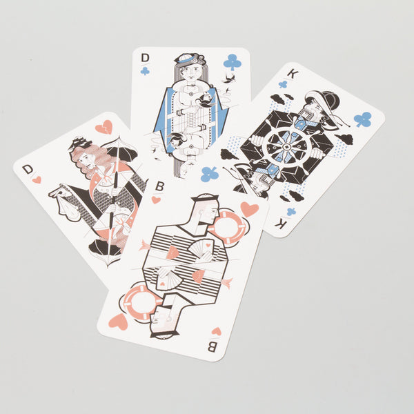 Spielkarten NTP Deck – Blau, Schürhakengröße, 100 % Kunststoff