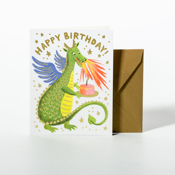 Birthday Dragon Geburtstagskarte