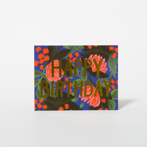 Geburtstagskarte mit Blüten-Motiv von Rifle Paper Co.