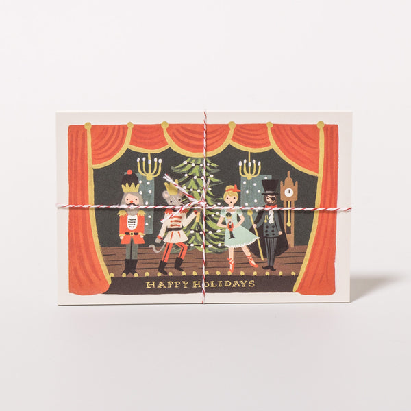 Postkarten-Set mit Motiv aus dem Nussknacker Ballett von Rifle Paper Co.