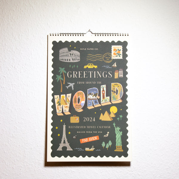 2024 Greetings from Around the World Kalender