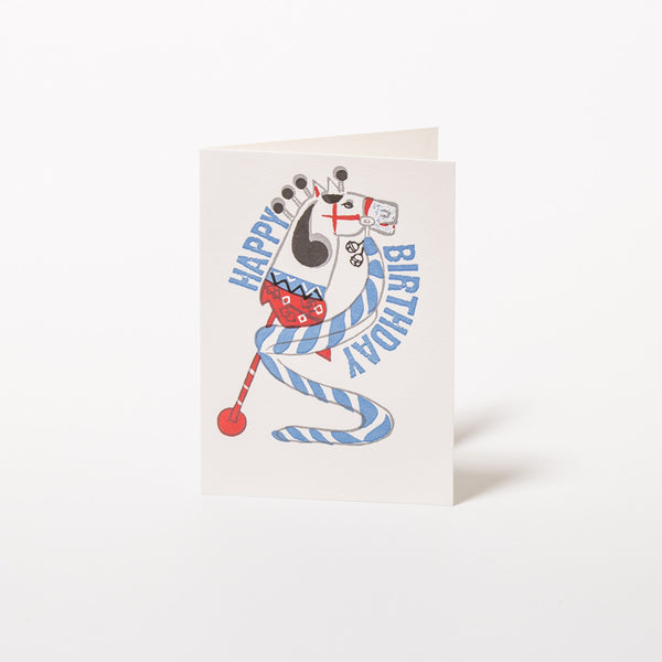Happy Birthday Hobby Horse Geburtstagskarte