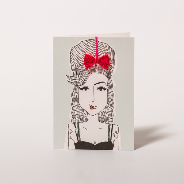 Amy Grußkarte mit Anhänger