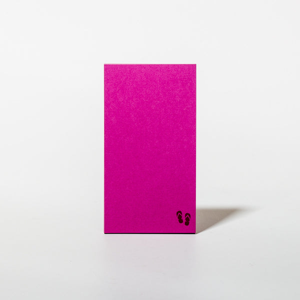 Notizblock in kräftigem Pink von Gmund Papiermanufaktur.