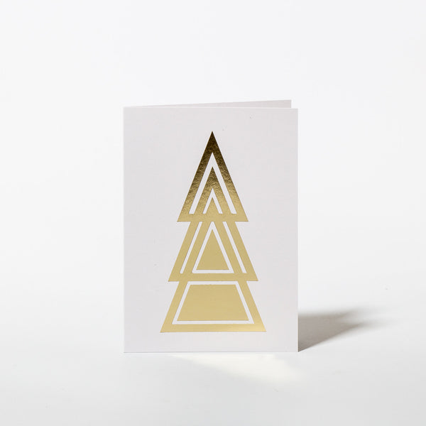 Weihnachtskarte Cookie Gold von Karte Design Fabrik.
