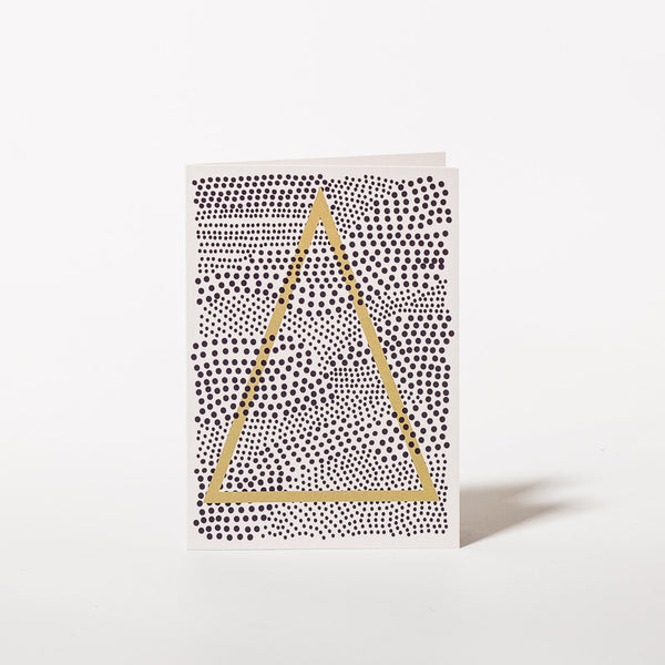 Weihnachtskarte Fields Beige von Karte Design Fabrik.