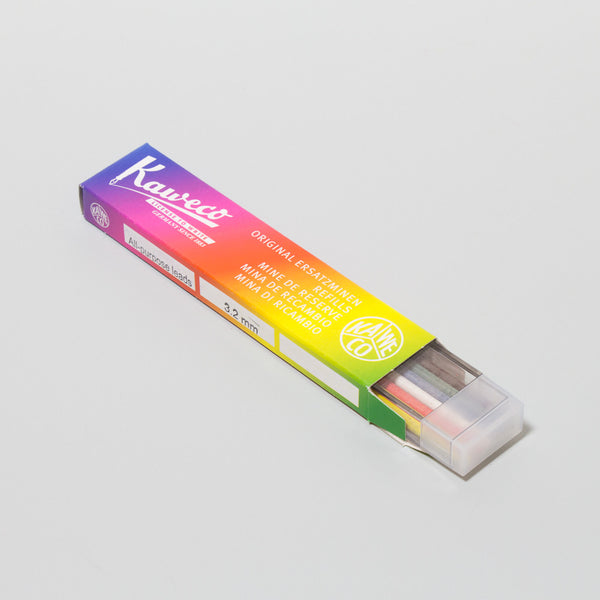 Ersatzminen bunt für Fallbleistift Kaweco Classic Sport Clutch Pencil (6 Stück, verschiedene Farben)