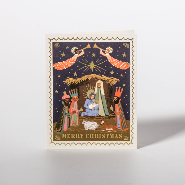 Christmas Nativity Grußkarte