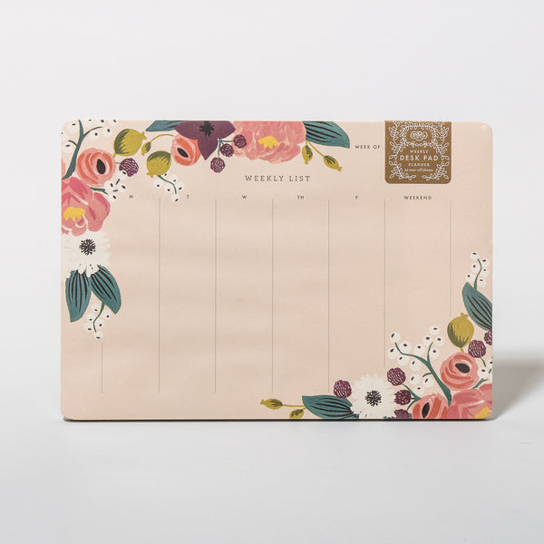 Wochenplaner mit Blumenmotiv von Rifle Paper Co.