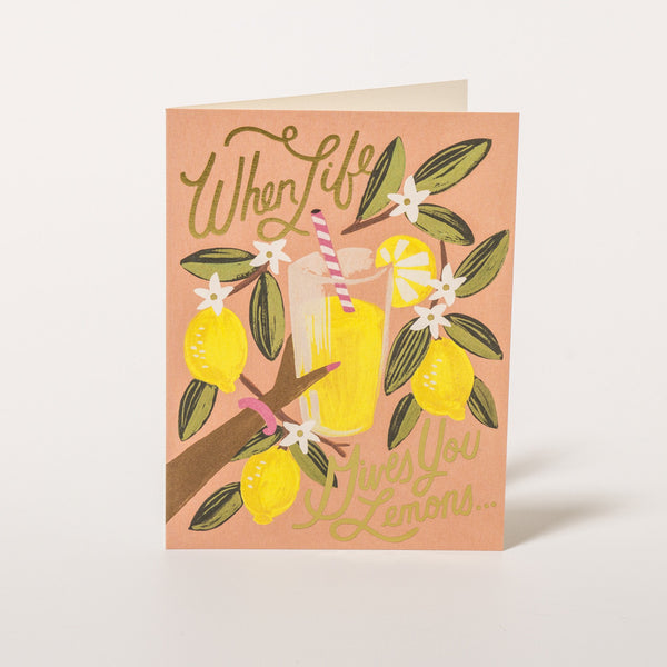 Grußkarte "When life gives you lemons" von Rifle Paper Co.