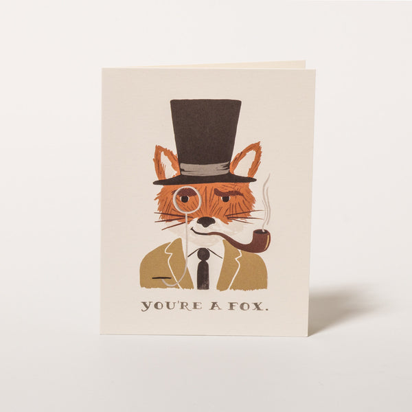 Grußkarte "You're a fox" von Rifle Paper Co.