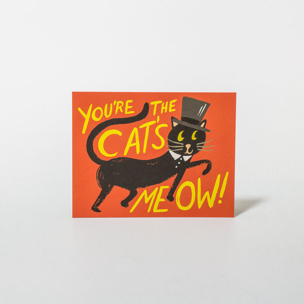 Grußkarte "You're the cat's Meow" von Rifle Paper Co.