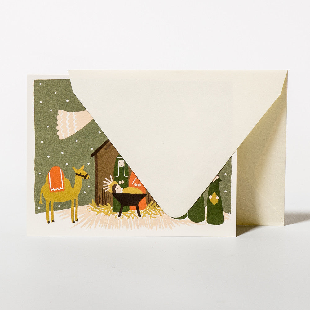 Weihnachtskarte Nativity von Rifle Paper Co. | Papperlott!