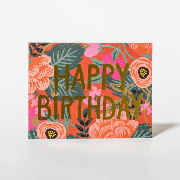 Poppy Birthday Geburtstagskarte