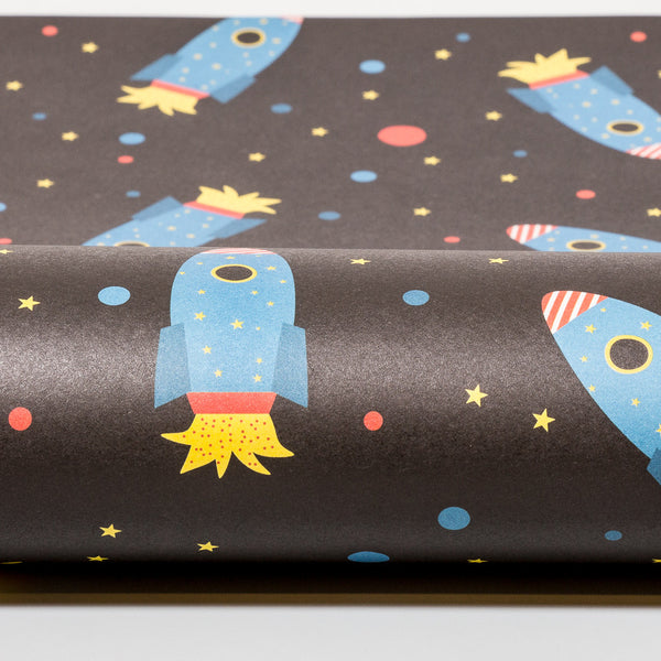 Geschenkpapier Rakete von ava&yves.