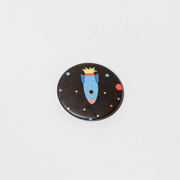 Kühlschrank-Magnet mit Raketen-Motiv von ava&yves.
