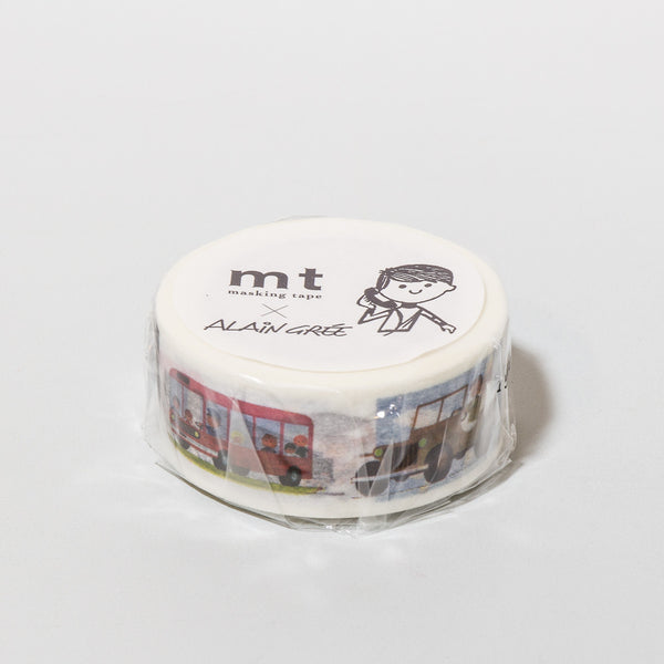 Masking Tape Vehicle mit Motiven des französischen Illustrators Alain Grée.