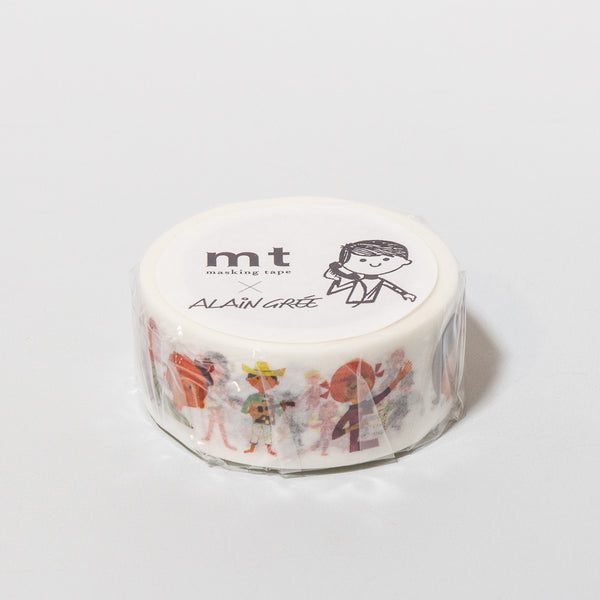 Selbstklebendes Dekoband Human mit Motiven von Alain Gree von mt Masking Tape