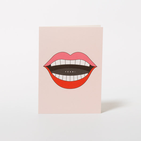 Happy Lips Grußkarte