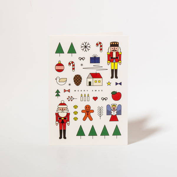 Weihnachtskarte Xmas Mashup von redfries.