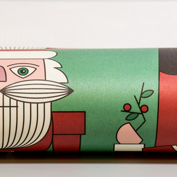 Geschenkpapier Santacracker von redfries.