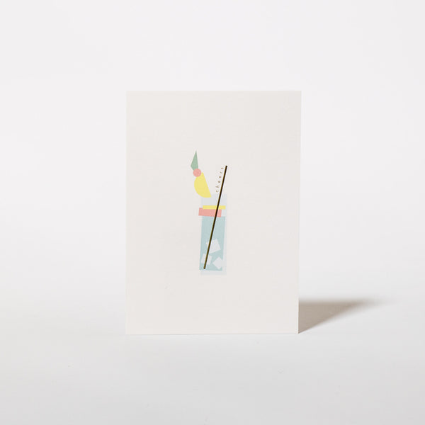 Postkarte Cocktail von thie studios.